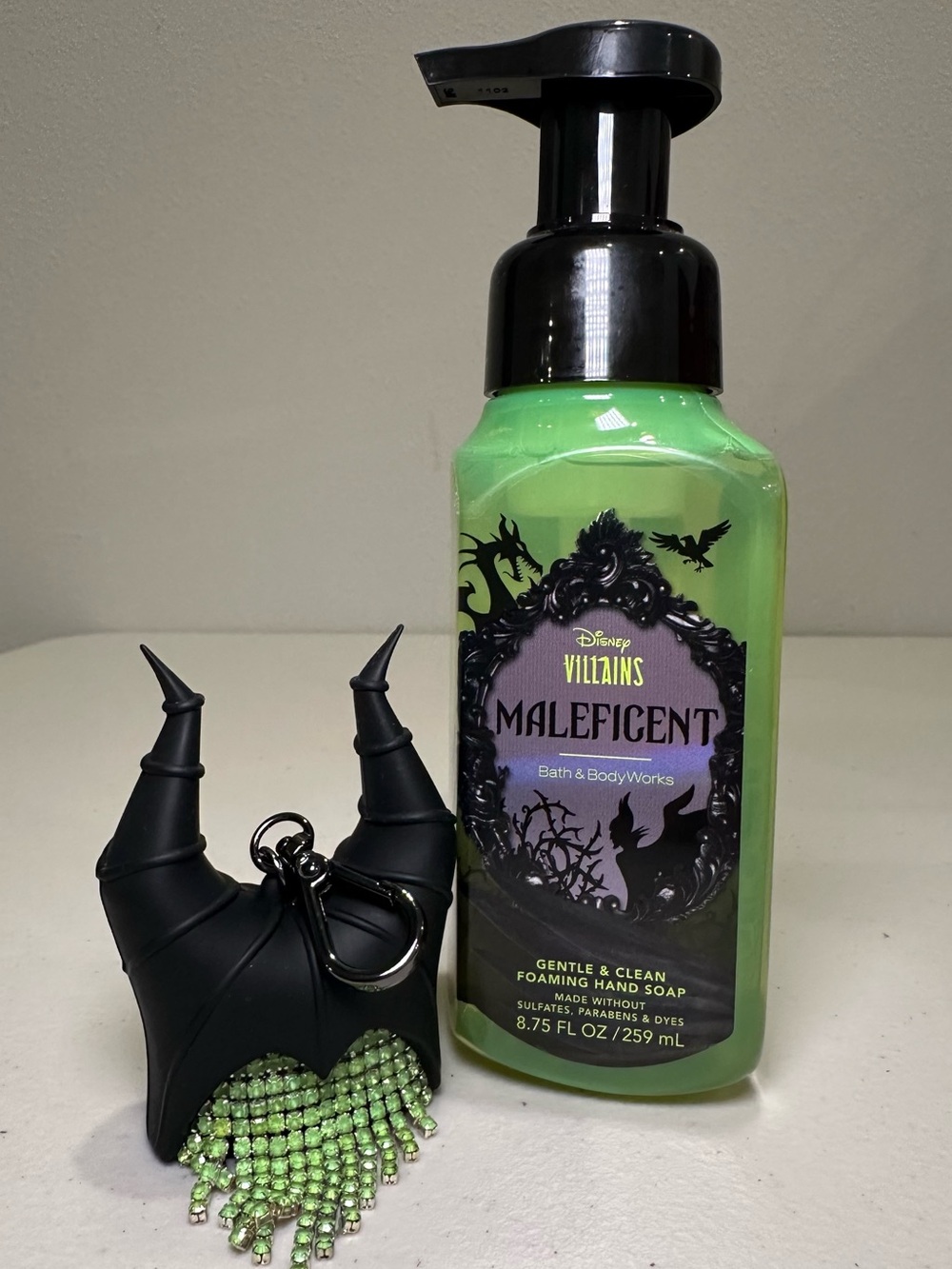 Bath & Body Works x Disney Villains Maleficent Hand Soap & Hand Sani Holder Clip